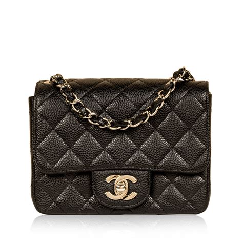 chanel mini square caviar preloved|Pre.